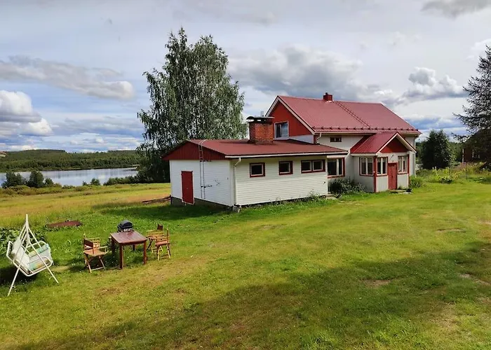 Lappish Summerhouse By The River Kiemunkivaara